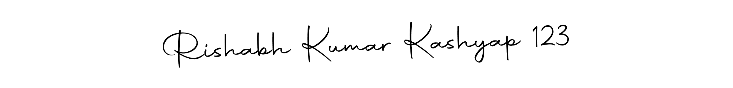 The best way (Autography-DOLnW) to make a short signature is to pick only two or three words in your name. The name Rishabh Kumar Kashyap 123 include a total of six letters. For converting this name. Rishabh Kumar Kashyap 123 signature style 10 images and pictures png