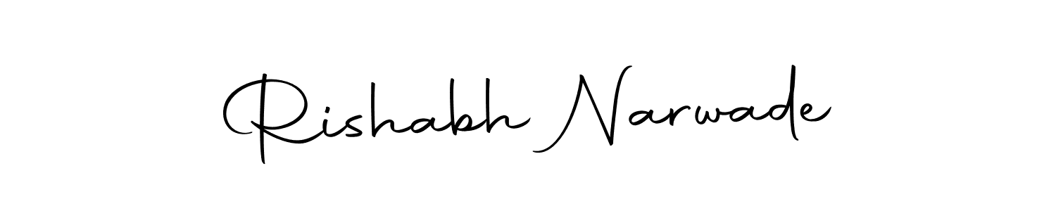 You can use this online signature creator to create a handwritten signature for the name Rishabh Narwade. This is the best online autograph maker. Rishabh Narwade signature style 10 images and pictures png