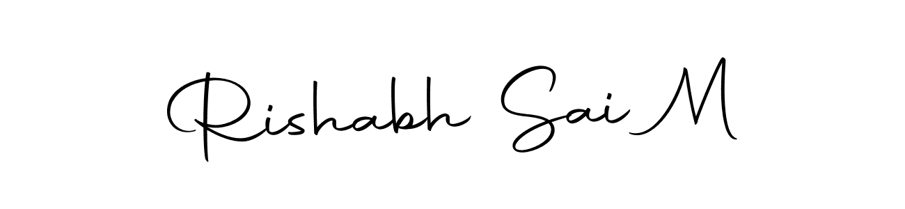How to make Rishabh Sai M signature? Autography-DOLnW is a professional autograph style. Create handwritten signature for Rishabh Sai M name. Rishabh Sai M signature style 10 images and pictures png