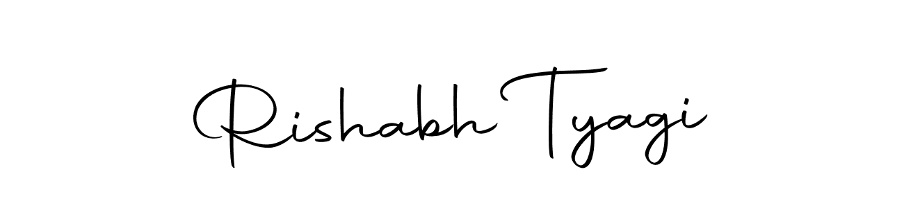 The best way (Autography-DOLnW) to make a short signature is to pick only two or three words in your name. The name Rishabh Tyagi include a total of six letters. For converting this name. Rishabh Tyagi signature style 10 images and pictures png