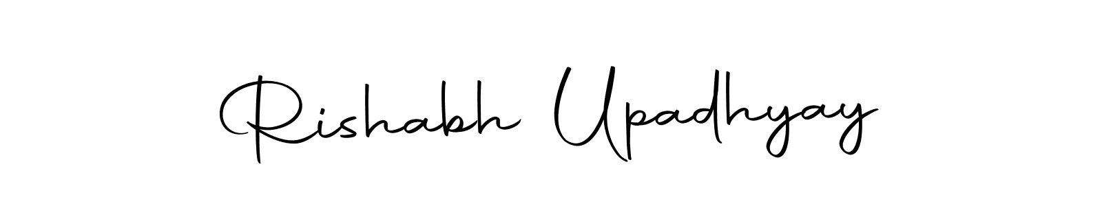 Make a beautiful signature design for name Rishabh Upadhyay. Use this online signature maker to create a handwritten signature for free. Rishabh Upadhyay signature style 10 images and pictures png