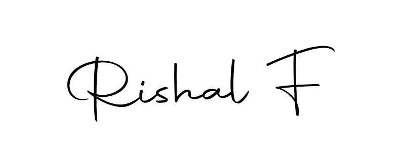 Here are the top 10 professional signature styles for the name Rishal F. These are the best autograph styles you can use for your name. Rishal F signature style 10 images and pictures png