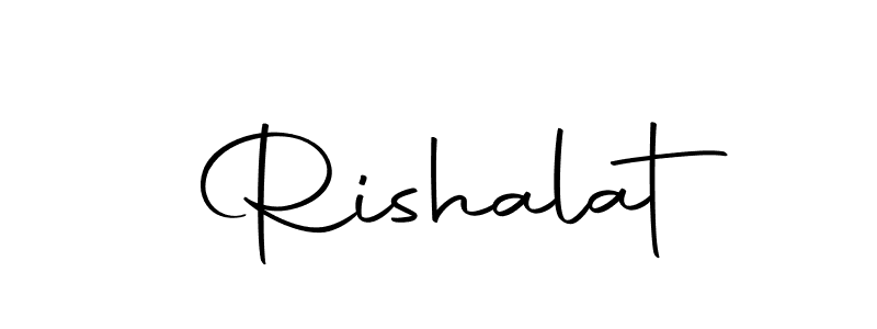 if you are searching for the best signature style for your name Rishalat. so please give up your signature search. here we have designed multiple signature styles  using Autography-DOLnW. Rishalat signature style 10 images and pictures png