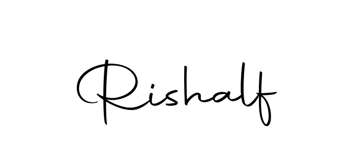 Create a beautiful signature design for name Rishalf. With this signature (Autography-DOLnW) fonts, you can make a handwritten signature for free. Rishalf signature style 10 images and pictures png