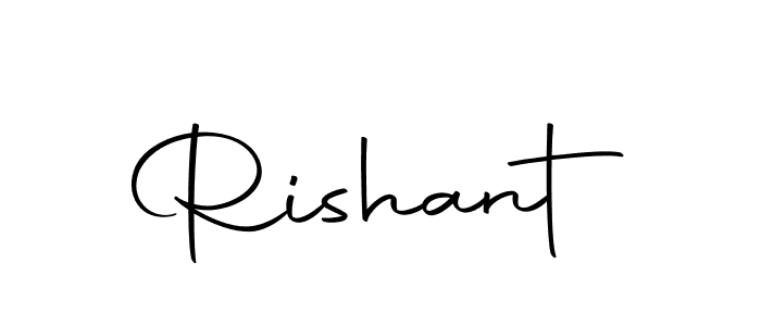 The best way (Autography-DOLnW) to make a short signature is to pick only two or three words in your name. The name Rishant include a total of six letters. For converting this name. Rishant signature style 10 images and pictures png