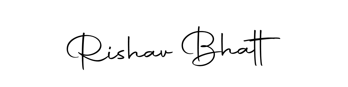 You can use this online signature creator to create a handwritten signature for the name Rishav Bhatt. This is the best online autograph maker. Rishav Bhatt signature style 10 images and pictures png