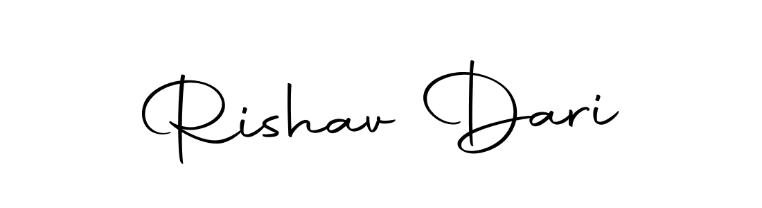 Design your own signature with our free online signature maker. With this signature software, you can create a handwritten (Autography-DOLnW) signature for name Rishav Dari. Rishav Dari signature style 10 images and pictures png