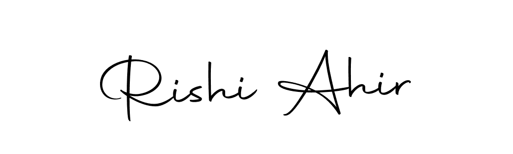Make a beautiful signature design for name Rishi Ahir. Use this online signature maker to create a handwritten signature for free. Rishi Ahir signature style 10 images and pictures png