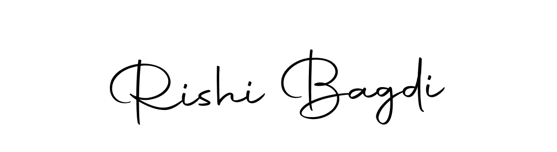 The best way (Autography-DOLnW) to make a short signature is to pick only two or three words in your name. The name Rishi Bagdi include a total of six letters. For converting this name. Rishi Bagdi signature style 10 images and pictures png