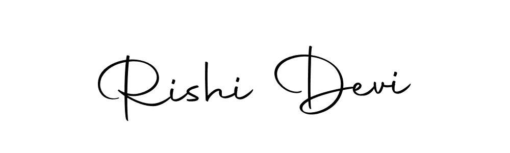 Create a beautiful signature design for name Rishi Devi. With this signature (Autography-DOLnW) fonts, you can make a handwritten signature for free. Rishi Devi signature style 10 images and pictures png