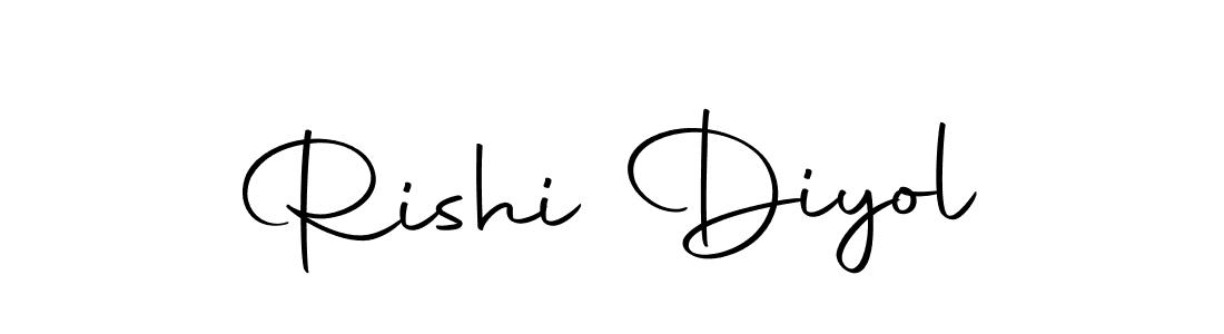 You should practise on your own different ways (Autography-DOLnW) to write your name (Rishi Diyol) in signature. don't let someone else do it for you. Rishi Diyol signature style 10 images and pictures png