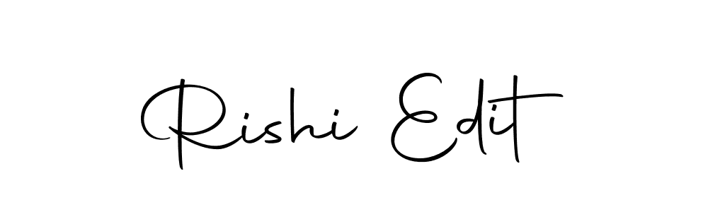 Create a beautiful signature design for name Rishi Edit. With this signature (Autography-DOLnW) fonts, you can make a handwritten signature for free. Rishi Edit signature style 10 images and pictures png