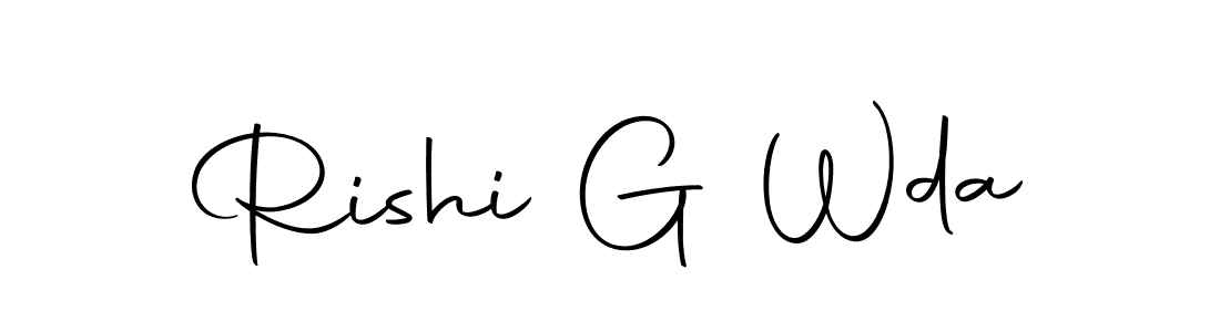 Design your own signature with our free online signature maker. With this signature software, you can create a handwritten (Autography-DOLnW) signature for name Rishi G Wda. Rishi G Wda signature style 10 images and pictures png