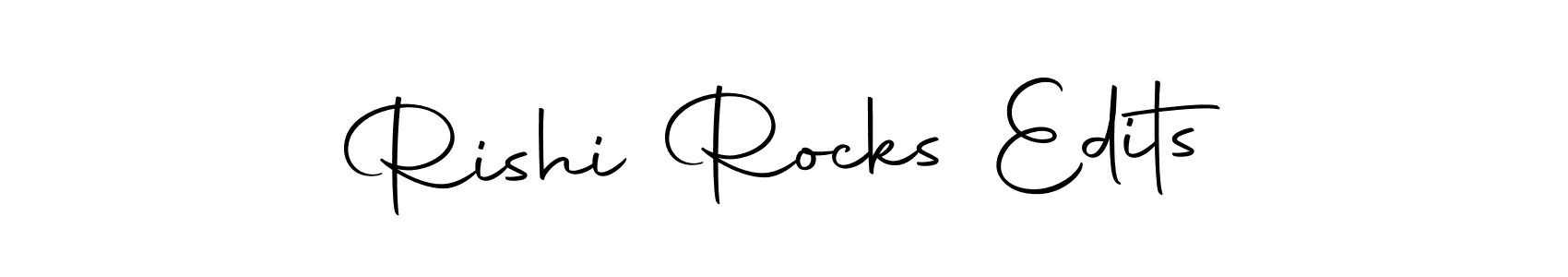 Also we have Rishi Rocks Edits name is the best signature style. Create professional handwritten signature collection using Autography-DOLnW autograph style. Rishi Rocks Edits signature style 10 images and pictures png