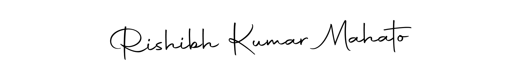 The best way (Autography-DOLnW) to make a short signature is to pick only two or three words in your name. The name Rishibh Kumar Mahato include a total of six letters. For converting this name. Rishibh Kumar Mahato signature style 10 images and pictures png