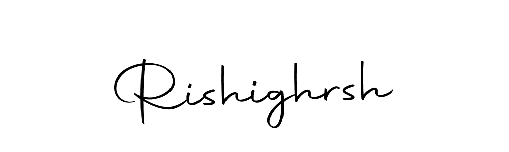 Make a beautiful signature design for name Rishighrsh. With this signature (Autography-DOLnW) style, you can create a handwritten signature for free. Rishighrsh signature style 10 images and pictures png