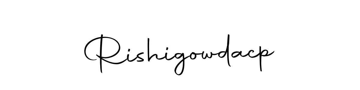 Similarly Autography-DOLnW is the best handwritten signature design. Signature creator online .You can use it as an online autograph creator for name Rishigowdacp. Rishigowdacp signature style 10 images and pictures png