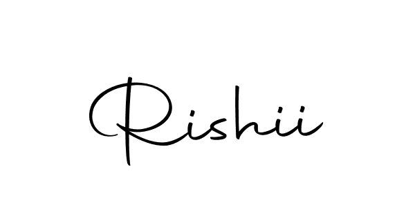 How to make Rishii signature? Autography-DOLnW is a professional autograph style. Create handwritten signature for Rishii name. Rishii signature style 10 images and pictures png