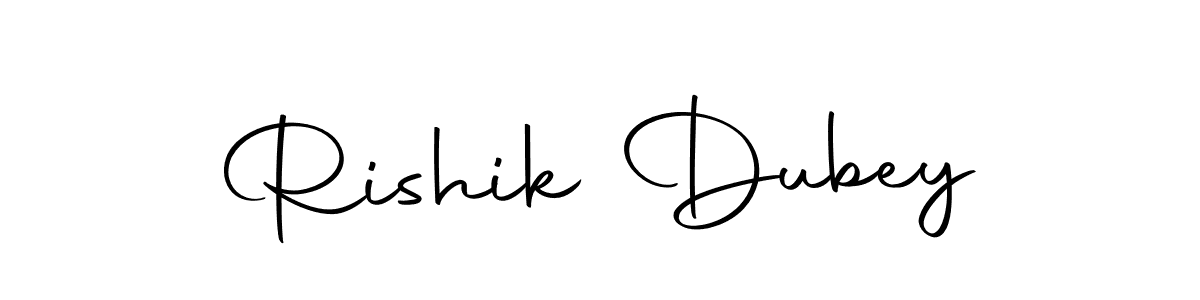 Rishik Dubey stylish signature style. Best Handwritten Sign (Autography-DOLnW) for my name. Handwritten Signature Collection Ideas for my name Rishik Dubey. Rishik Dubey signature style 10 images and pictures png
