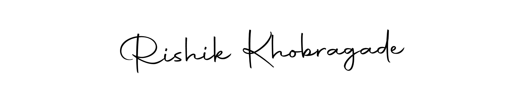 Use a signature maker to create a handwritten signature online. With this signature software, you can design (Autography-DOLnW) your own signature for name Rishik Khobragade. Rishik Khobragade signature style 10 images and pictures png