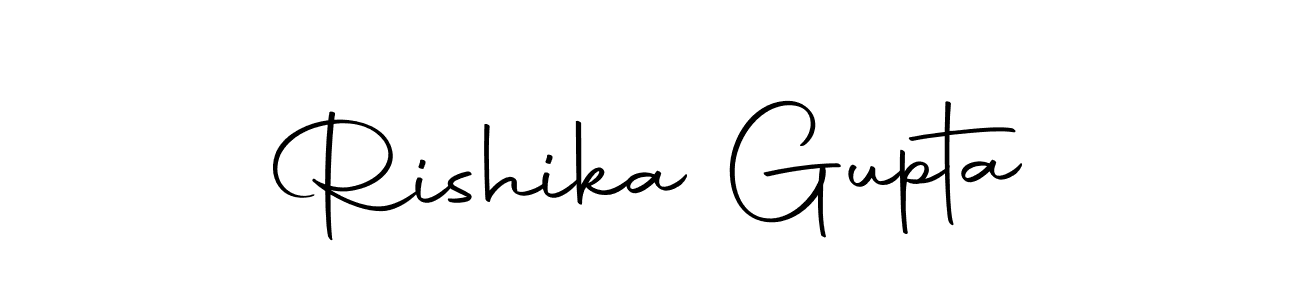 Make a beautiful signature design for name Rishika Gupta. With this signature (Autography-DOLnW) style, you can create a handwritten signature for free. Rishika Gupta signature style 10 images and pictures png