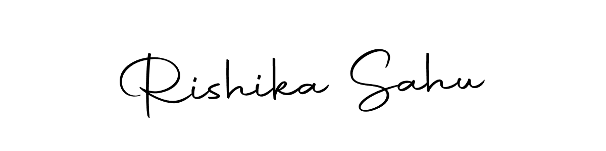 if you are searching for the best signature style for your name Rishika Sahu. so please give up your signature search. here we have designed multiple signature styles  using Autography-DOLnW. Rishika Sahu signature style 10 images and pictures png