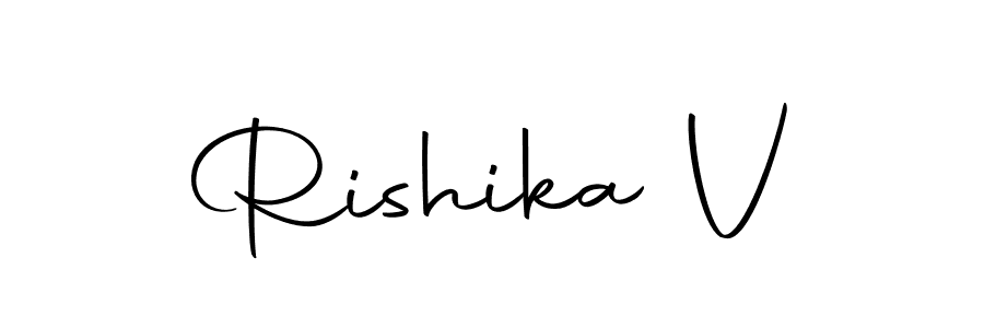 Also You can easily find your signature by using the search form. We will create Rishika V name handwritten signature images for you free of cost using Autography-DOLnW sign style. Rishika V signature style 10 images and pictures png