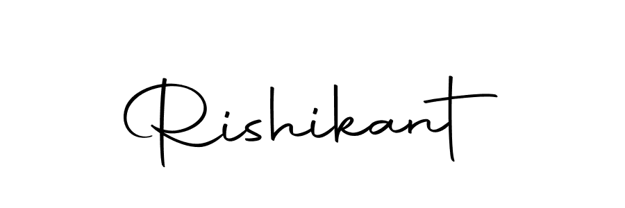 How to make Rishikant name signature. Use Autography-DOLnW style for creating short signs online. This is the latest handwritten sign. Rishikant signature style 10 images and pictures png