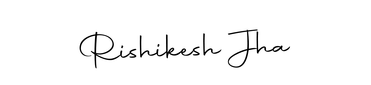 How to make Rishikesh Jha name signature. Use Autography-DOLnW style for creating short signs online. This is the latest handwritten sign. Rishikesh Jha signature style 10 images and pictures png