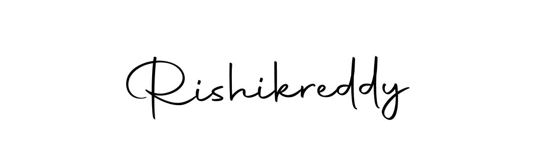 How to make Rishikreddy signature? Autography-DOLnW is a professional autograph style. Create handwritten signature for Rishikreddy name. Rishikreddy signature style 10 images and pictures png