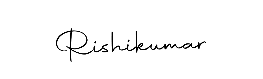 How to make Rishikumar name signature. Use Autography-DOLnW style for creating short signs online. This is the latest handwritten sign. Rishikumar signature style 10 images and pictures png