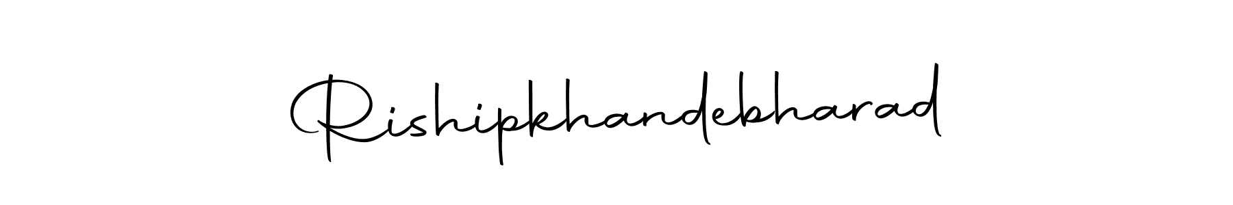 if you are searching for the best signature style for your name Rishipkhandebharad. so please give up your signature search. here we have designed multiple signature styles  using Autography-DOLnW. Rishipkhandebharad signature style 10 images and pictures png