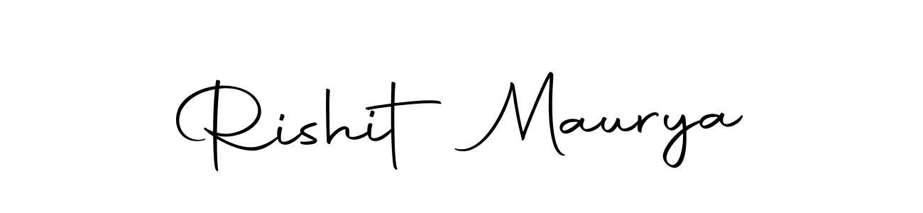 The best way (Autography-DOLnW) to make a short signature is to pick only two or three words in your name. The name Rishit Maurya include a total of six letters. For converting this name. Rishit Maurya signature style 10 images and pictures png
