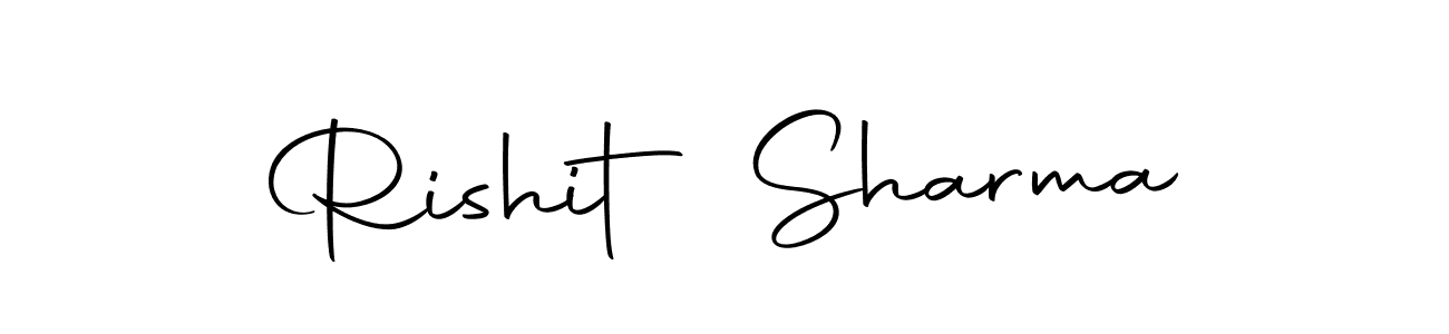 Also we have Rishit Sharma name is the best signature style. Create professional handwritten signature collection using Autography-DOLnW autograph style. Rishit Sharma signature style 10 images and pictures png