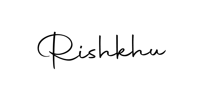 Rishkhu stylish signature style. Best Handwritten Sign (Autography-DOLnW) for my name. Handwritten Signature Collection Ideas for my name Rishkhu. Rishkhu signature style 10 images and pictures png