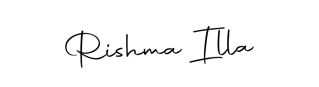 This is the best signature style for the Rishma Illa name. Also you like these signature font (Autography-DOLnW). Mix name signature. Rishma Illa signature style 10 images and pictures png