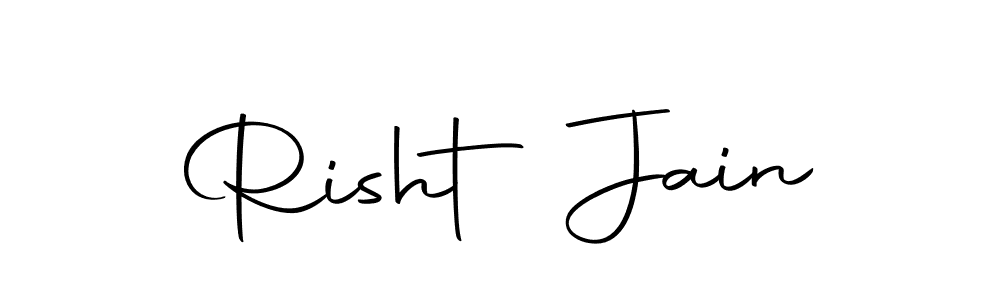 Make a short Risht Jain signature style. Manage your documents anywhere anytime using Autography-DOLnW. Create and add eSignatures, submit forms, share and send files easily. Risht Jain signature style 10 images and pictures png