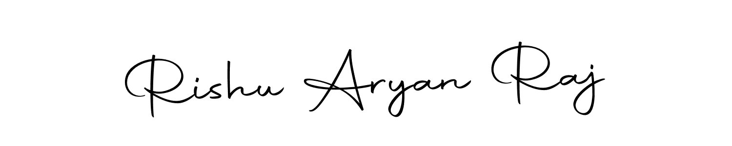 Make a beautiful signature design for name Rishu Aryan Raj. With this signature (Autography-DOLnW) style, you can create a handwritten signature for free. Rishu Aryan Raj signature style 10 images and pictures png