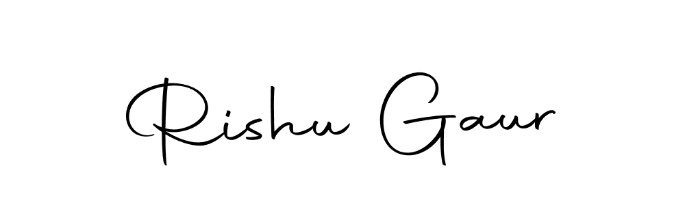 You can use this online signature creator to create a handwritten signature for the name Rishu Gaur. This is the best online autograph maker. Rishu Gaur signature style 10 images and pictures png