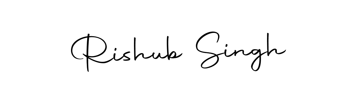 The best way (Autography-DOLnW) to make a short signature is to pick only two or three words in your name. The name Rishub Singh include a total of six letters. For converting this name. Rishub Singh signature style 10 images and pictures png