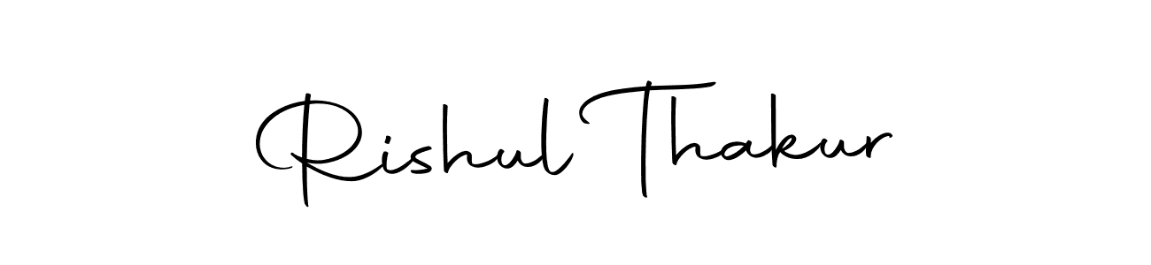 Autography-DOLnW is a professional signature style that is perfect for those who want to add a touch of class to their signature. It is also a great choice for those who want to make their signature more unique. Get Rishul Thakur name to fancy signature for free. Rishul Thakur signature style 10 images and pictures png