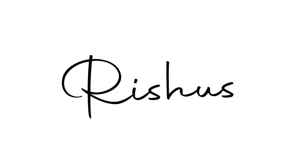 Similarly Autography-DOLnW is the best handwritten signature design. Signature creator online .You can use it as an online autograph creator for name Rishus. Rishus signature style 10 images and pictures png