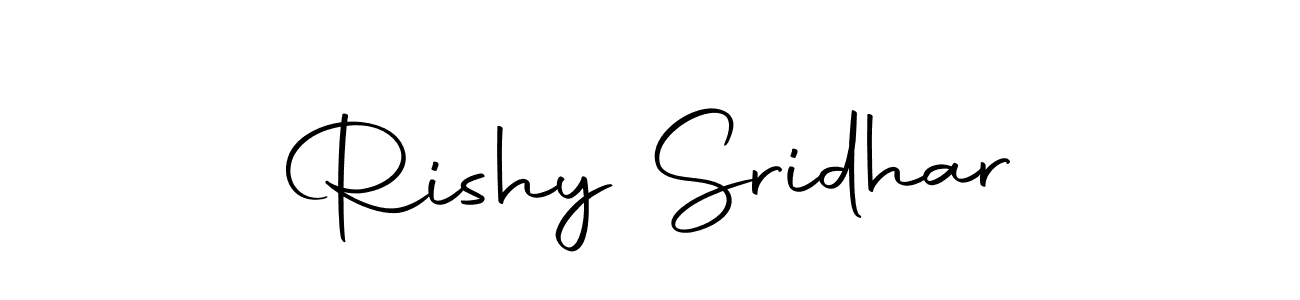 How to make Rishy Sridhar signature? Autography-DOLnW is a professional autograph style. Create handwritten signature for Rishy Sridhar name. Rishy Sridhar signature style 10 images and pictures png