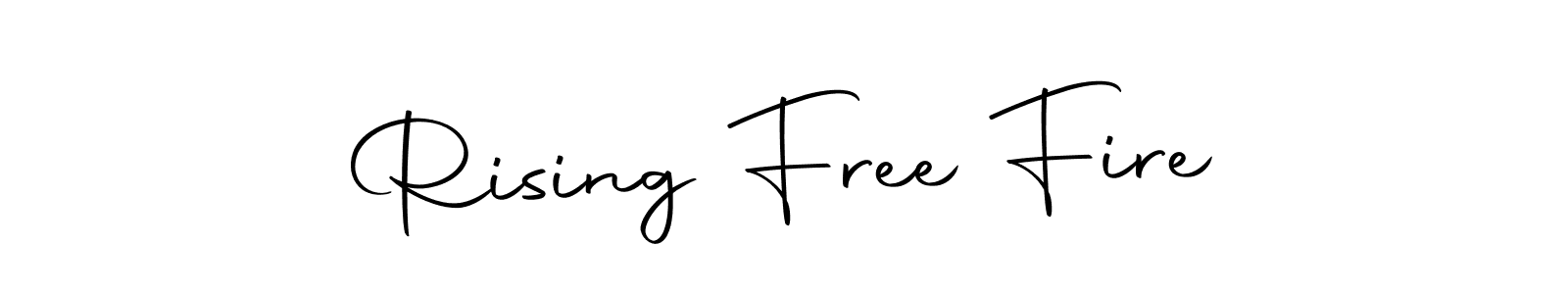 Similarly Autography-DOLnW is the best handwritten signature design. Signature creator online .You can use it as an online autograph creator for name Rising Free Fire. Rising Free Fire signature style 10 images and pictures png
