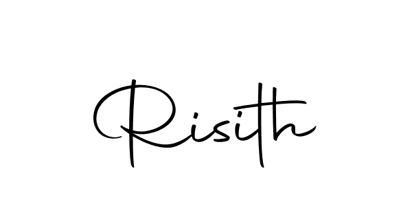 Make a beautiful signature design for name Risith. With this signature (Autography-DOLnW) style, you can create a handwritten signature for free. Risith signature style 10 images and pictures png