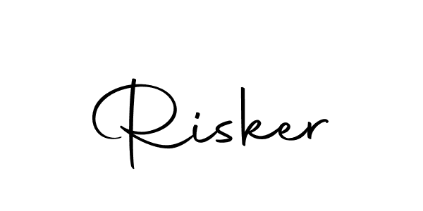 Create a beautiful signature design for name Risker. With this signature (Autography-DOLnW) fonts, you can make a handwritten signature for free. Risker signature style 10 images and pictures png