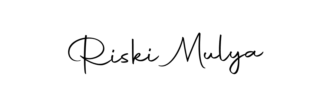 You can use this online signature creator to create a handwritten signature for the name Riski Mulya. This is the best online autograph maker. Riski Mulya signature style 10 images and pictures png