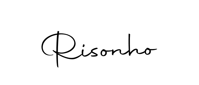 Design your own signature with our free online signature maker. With this signature software, you can create a handwritten (Autography-DOLnW) signature for name Risonho. Risonho signature style 10 images and pictures png