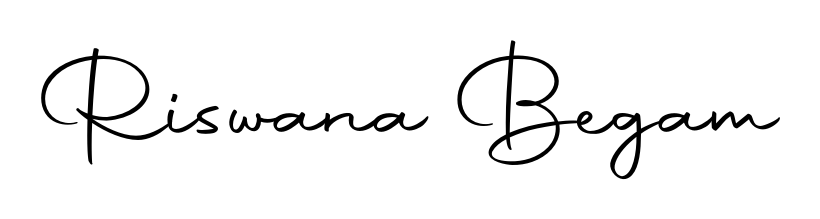Create a personalized artistic stamp with Riswana Begam in Autography-DOLnW font. Perfect for visual artists, designers, and influencers. Riswana Begam signature style 10 images and pictures png