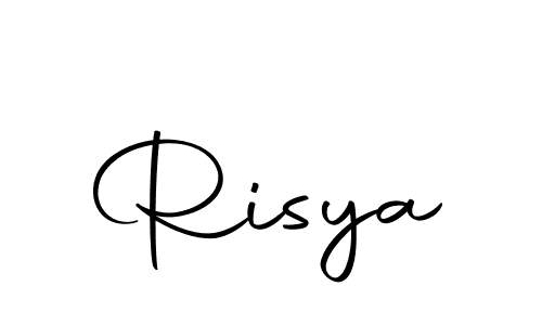 How to make Risya signature? Autography-DOLnW is a professional autograph style. Create handwritten signature for Risya name. Risya signature style 10 images and pictures png